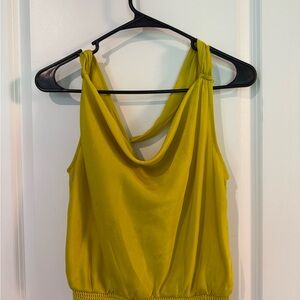 Yellow Sleeveless Women's Top
